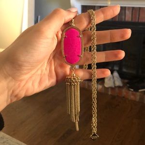 Kendra Scott Rayne necklace - magenta